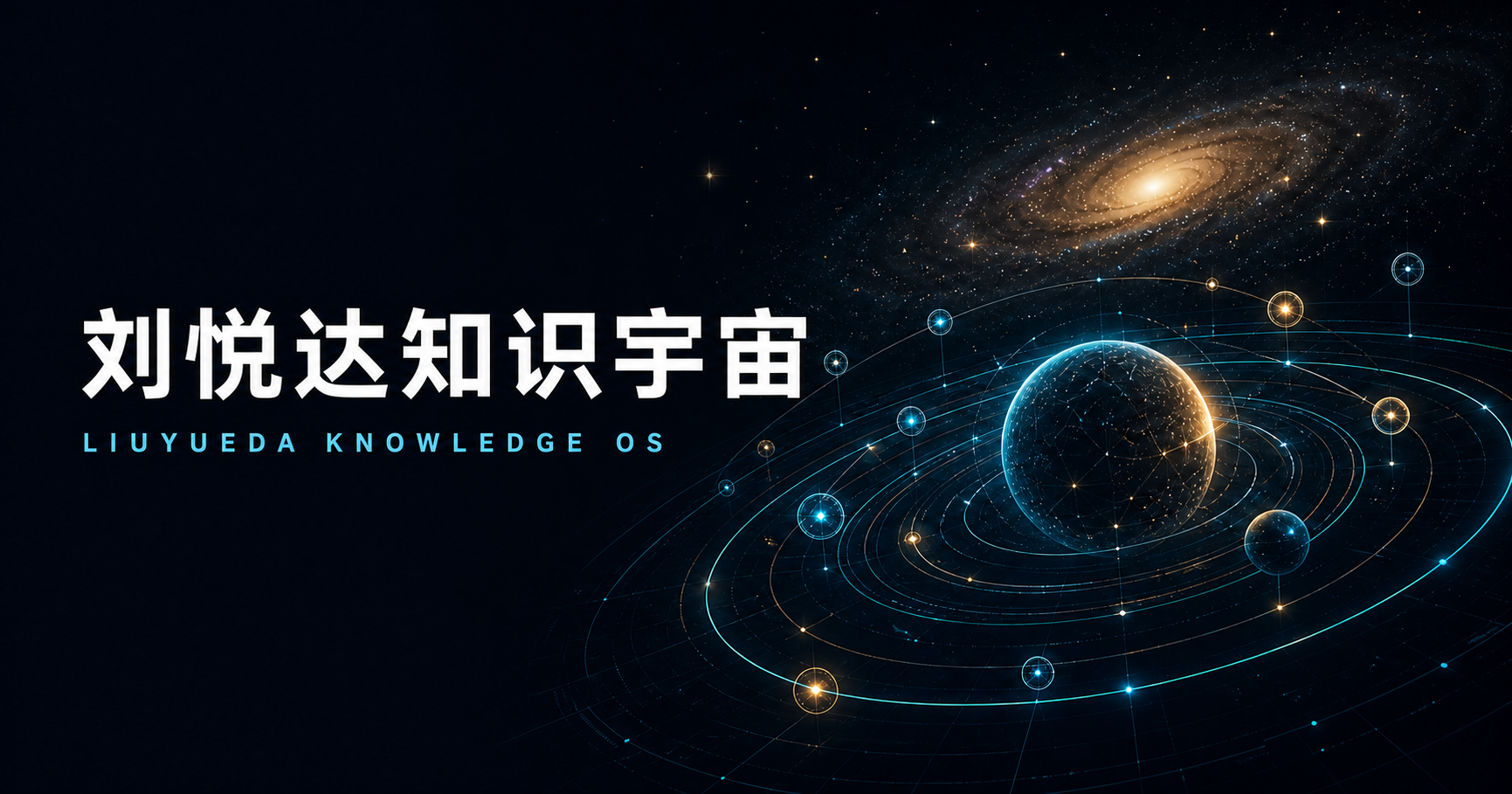 刘悦达知识宇宙——深蓝与金色知识星图